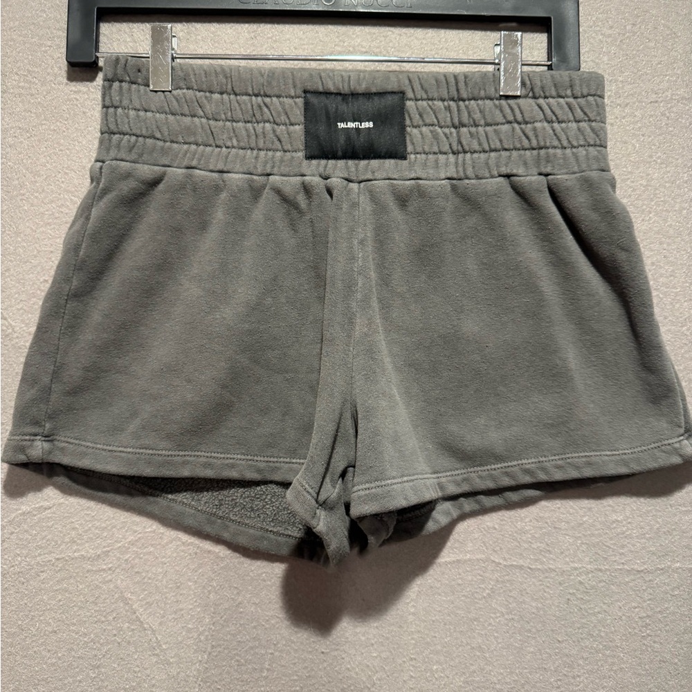 TALENTLESS Gray Athletic Shorts - Women's Fleece Lounge Shorts